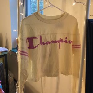 Champion long sleeve crop top
